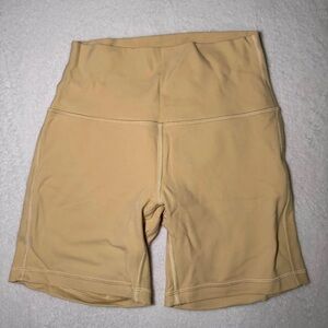 lululemon athletica Women's Tan Bike Shorts